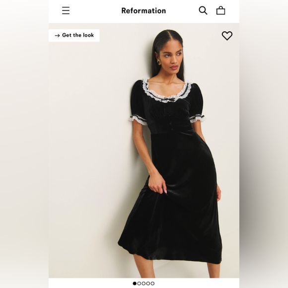 Reformation Dresses & Skirts - Reformation Adessa Velvet Dress